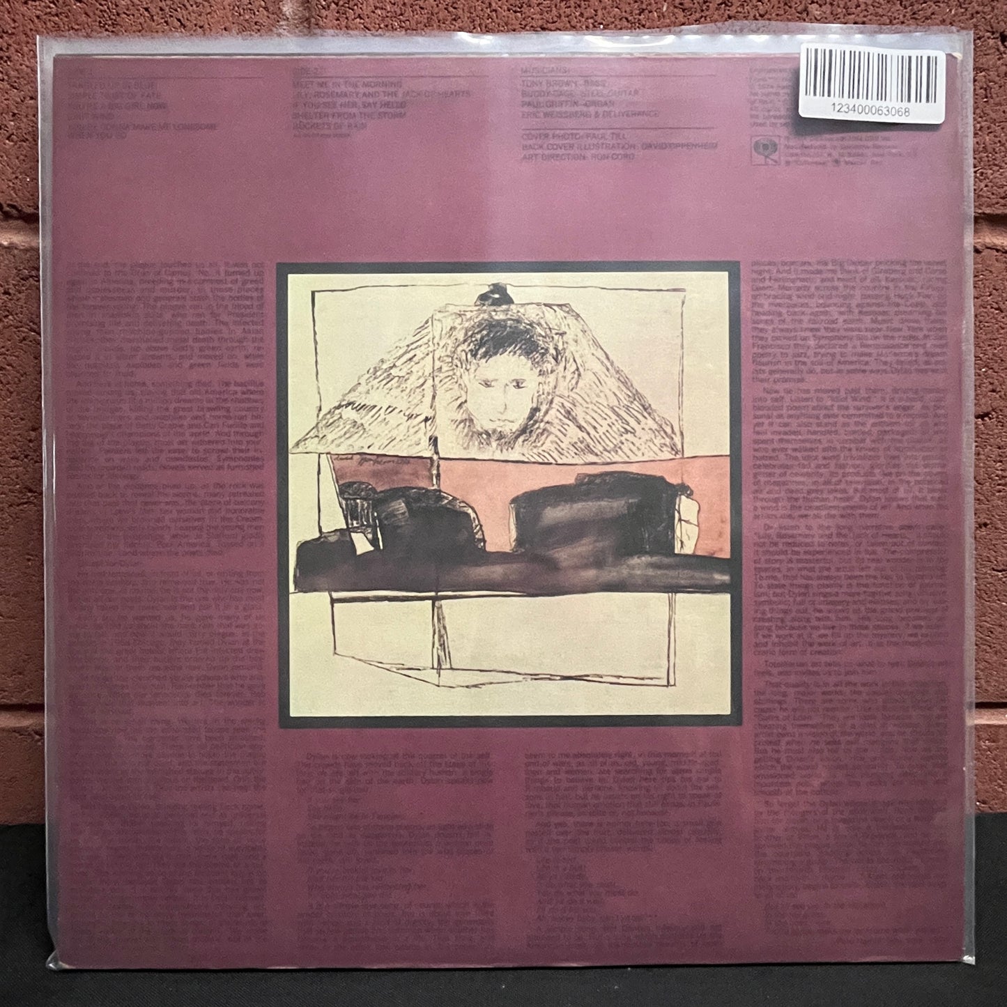 Used Vinyl: Bob Dylan ‎"Blood On The Tracks" LP (1975 Press - Black Back Text)