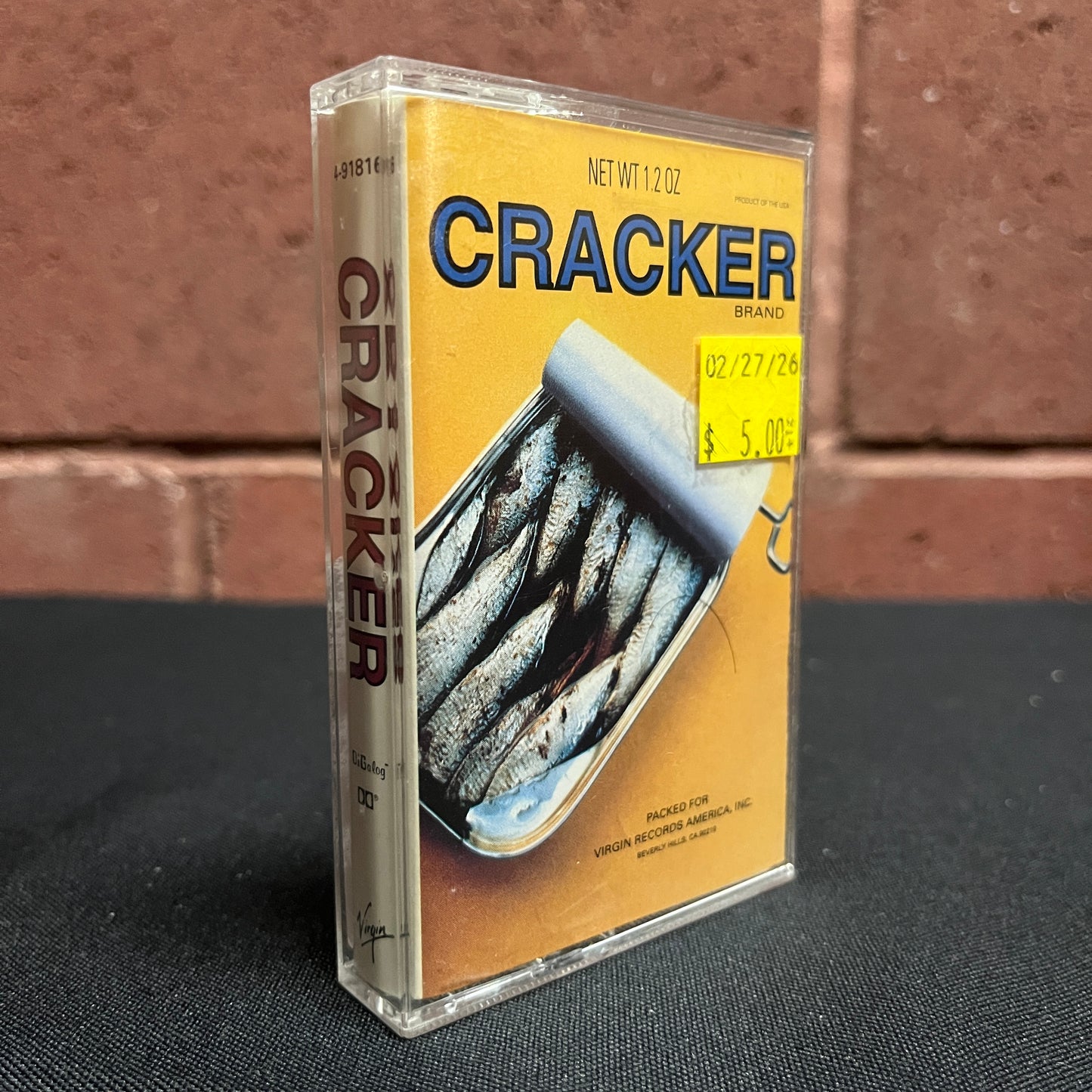 Used Cassette: Cracker "S/T" Tape