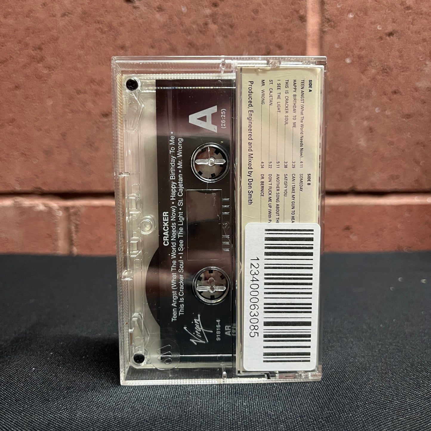 Used Cassette: Cracker "S/T" Tape