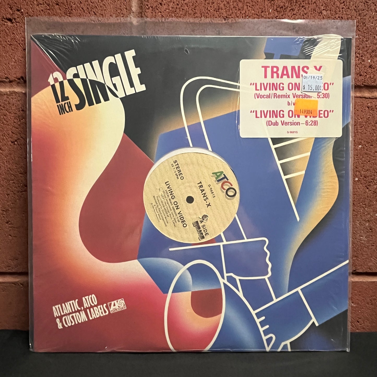 Used Vinyl: Trans-X "Living On Video (Vocal / Remix Version)" 12"