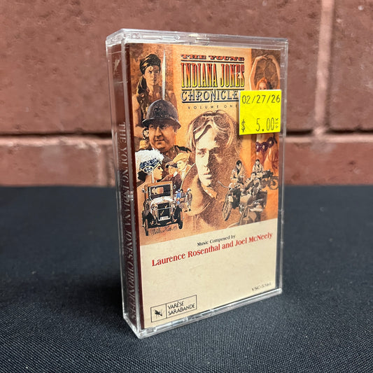 Used Cassette: Laurence Rosenthal And Joel McNeely "The Young Indiana Jones Chronicles: Volume One (Original Television Soundtrack)" Tape