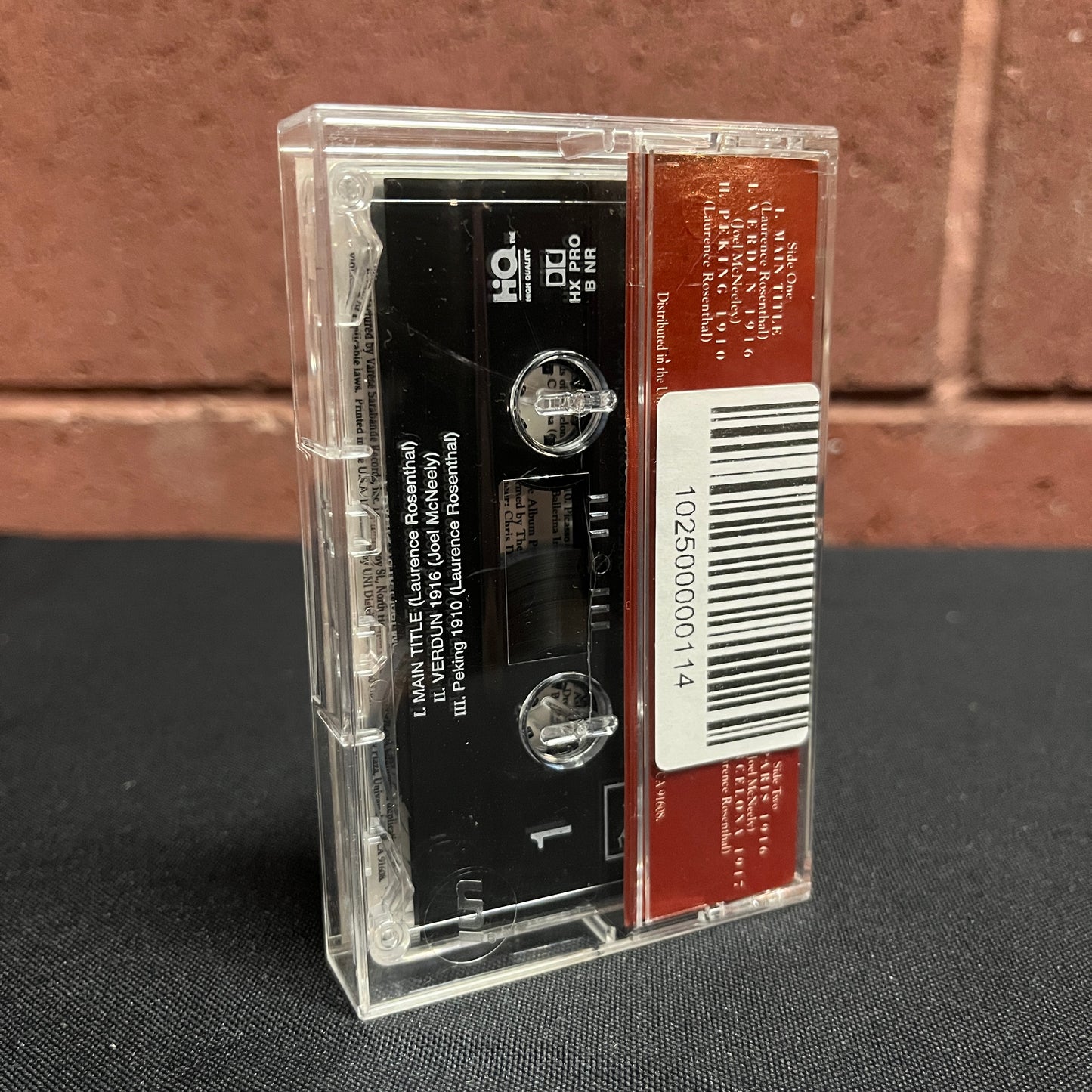 Used Cassette: Laurence Rosenthal And Joel McNeely "The Young Indiana Jones Chronicles: Volume One (Original Television Soundtrack)" Tape