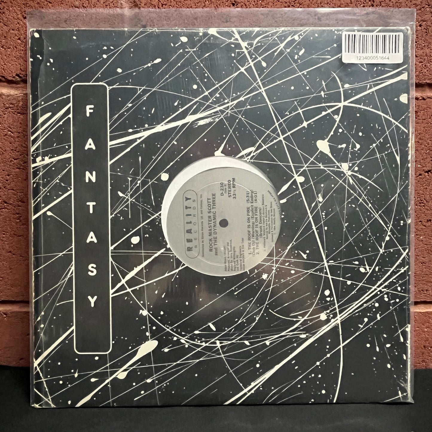 Used Vinyl: Rock Master Scott And The Dynamic Three "Request Line / The Roof Is On Fire" 12"