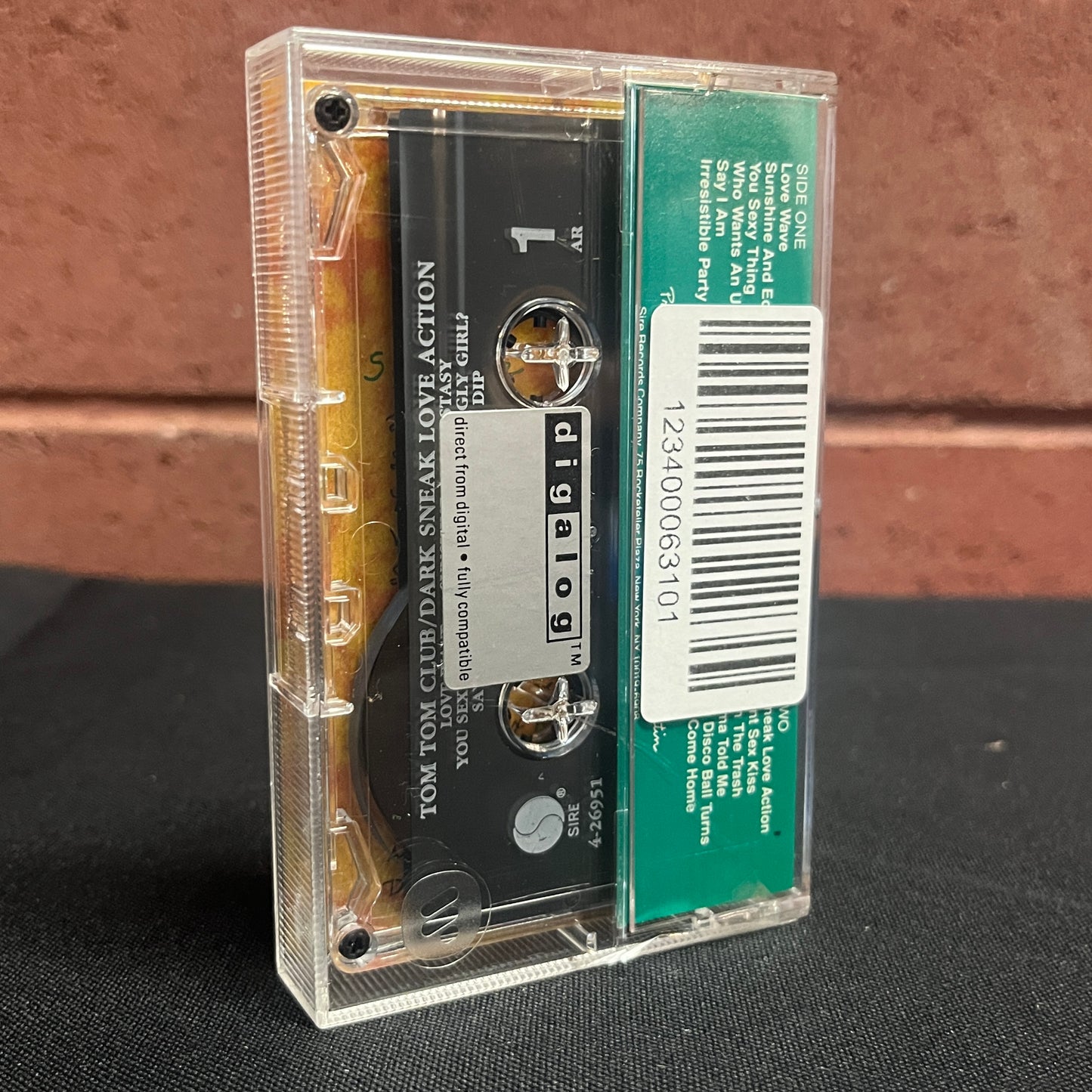 Used Cassette: Tom Tom Club ‎"Dark Sneak Love Action" Tape