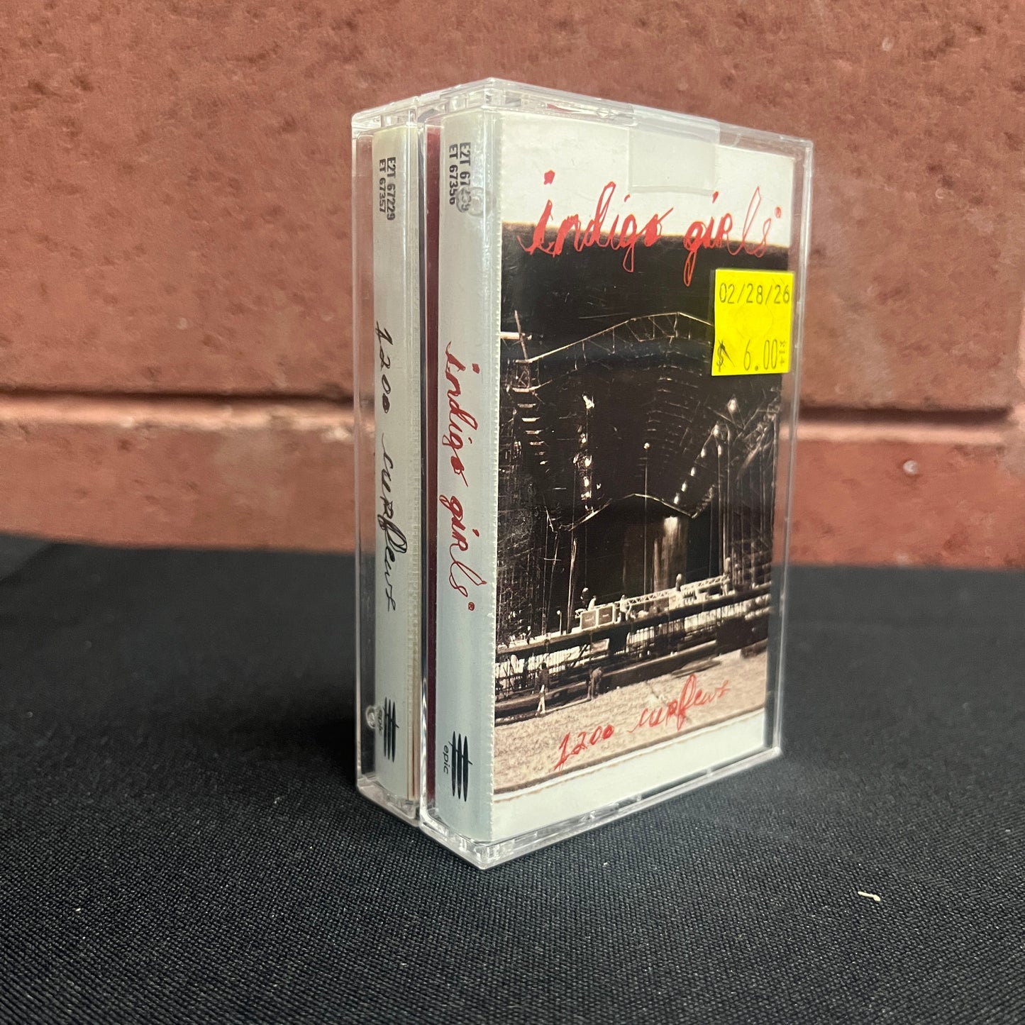 Used Cassette: Indigo Girls "1200 Curfews" 2xTape