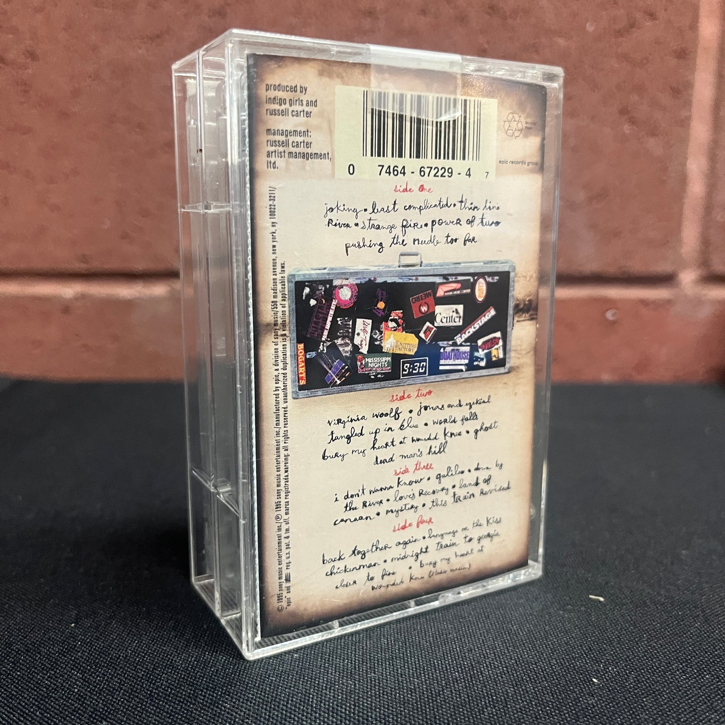 Used Cassette: Indigo Girls "1200 Curfews" 2xTape