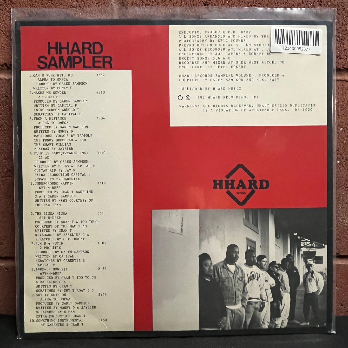 Used Vinyl: The Hhard Pak "Hhard Records Sampler Volume 1" LP