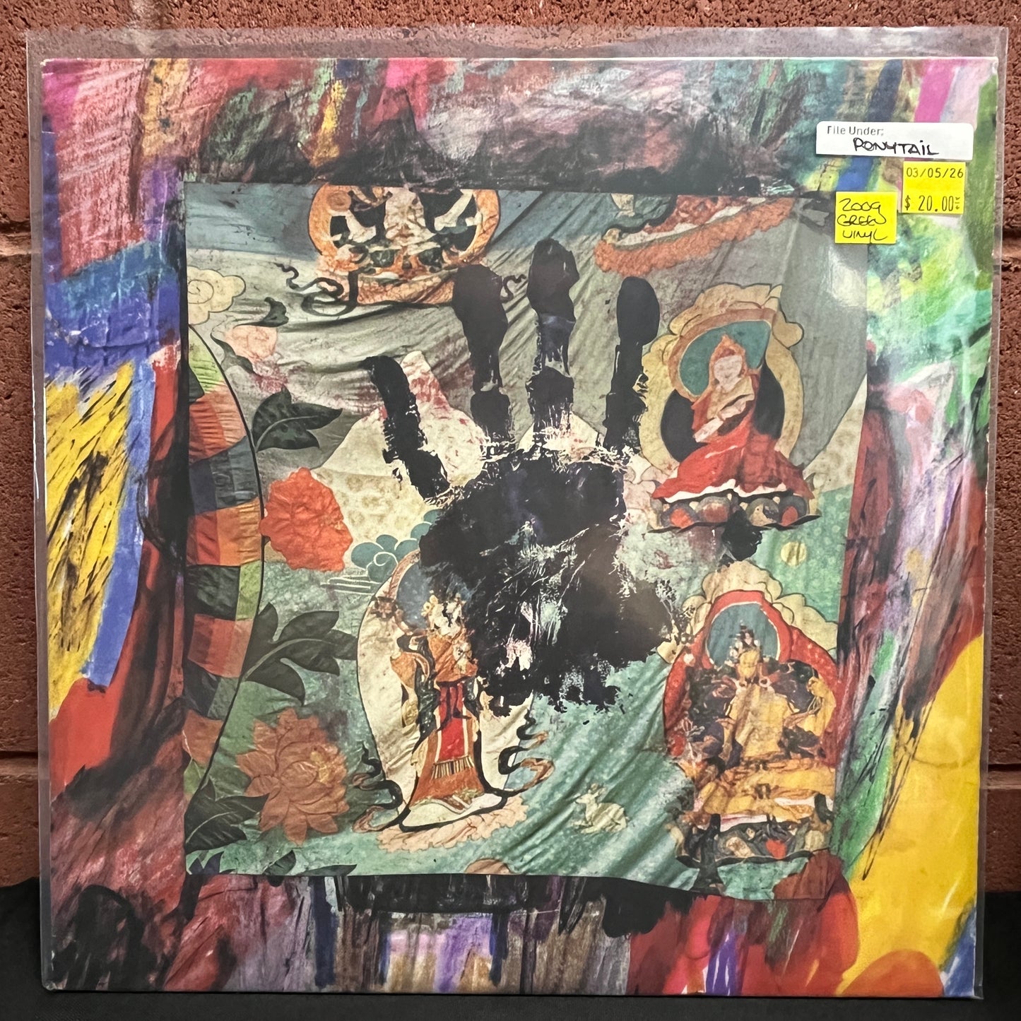 Used Vinyl: Ponytail ‎"Ice Cream Spiritual" LP (2009 Press - Green Vinyl)