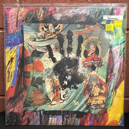 Used Vinyl: Ponytail ‎"Ice Cream Spiritual" LP (2009 Press - Green Vinyl)