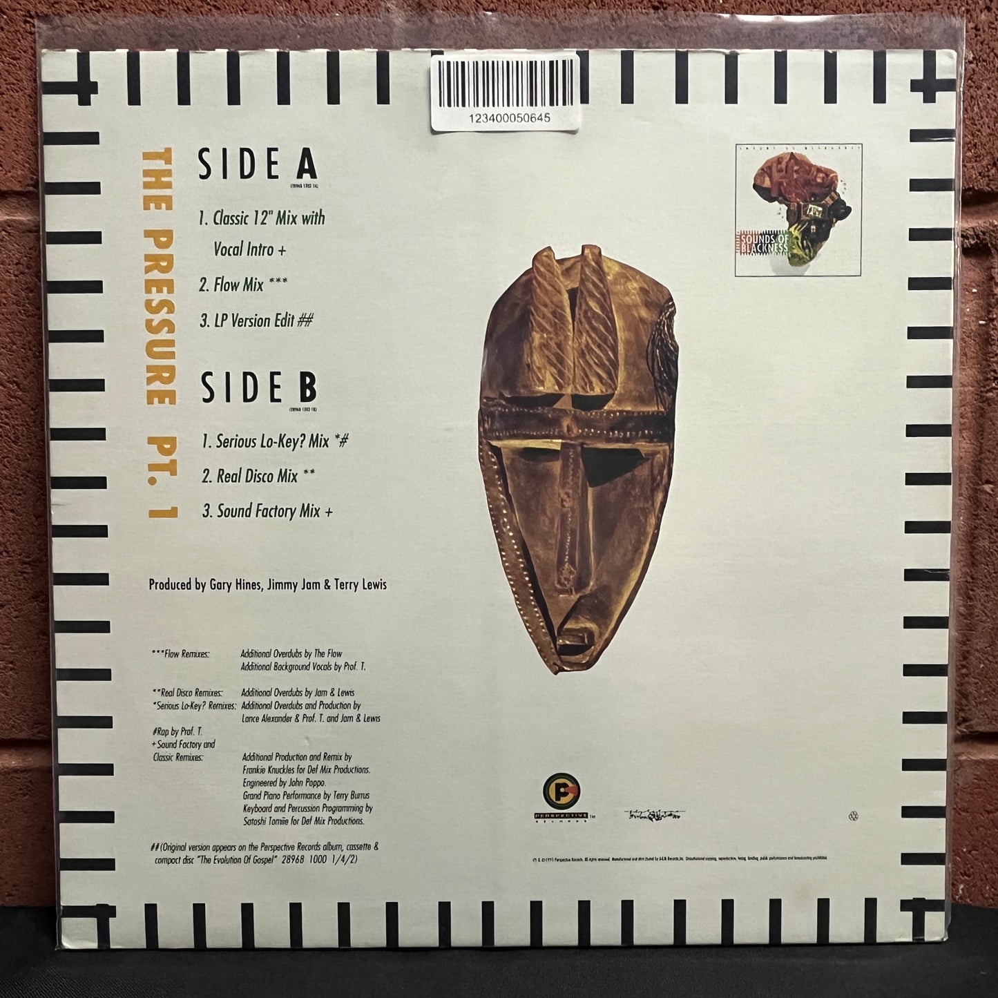 Used Vinyl: Sounds of Blackness "The Pressure" 12" Single