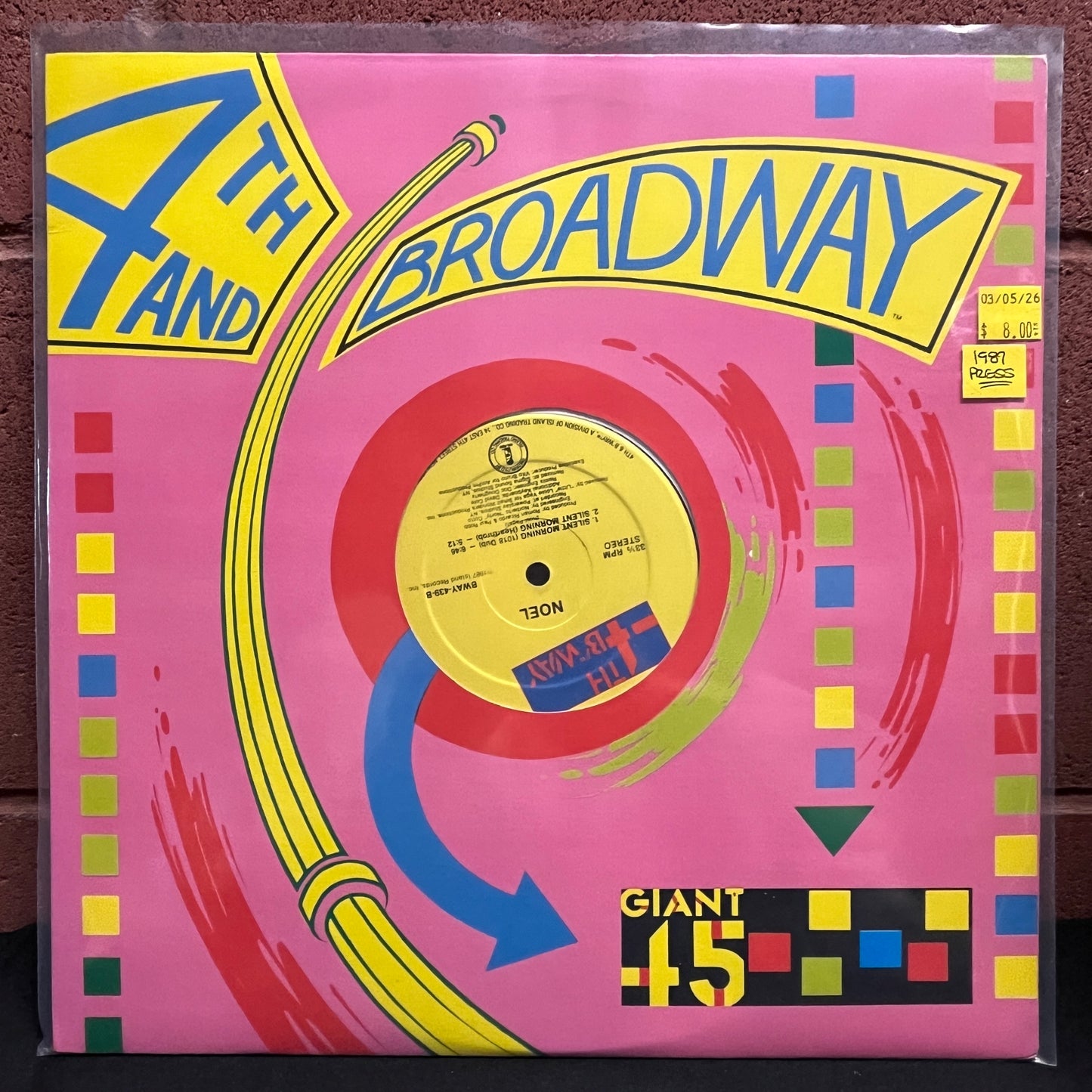 Used Vinyl: Noel ‎"Silent Morning" 12" (1987 Press)