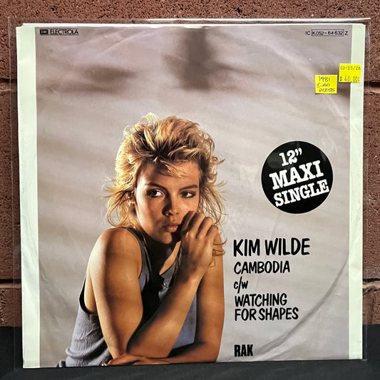 Used Vinyl: Kim Wilde ‎"Cambodia" 12" (1981 Euro Press)
