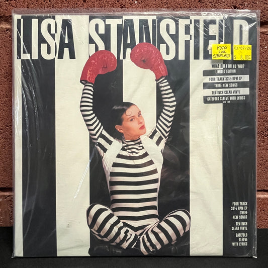 Used Vinyl: Lisa Stansfield "What Did I Do To You?" 10" (1990 UK Press - Clear Vinyl)