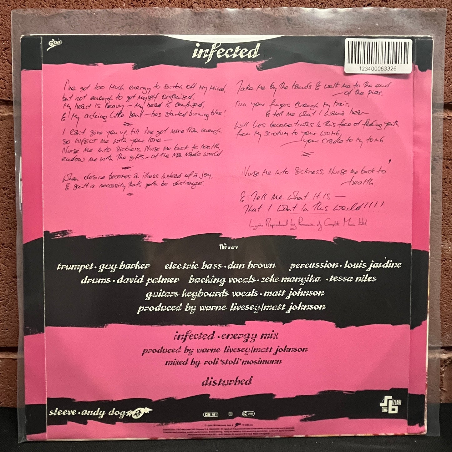 Used Vinyl: The The ‎"Infected" 12" (1986 UK Press)