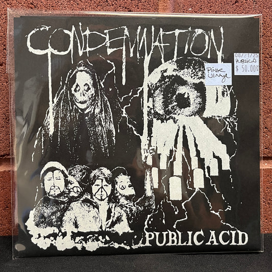 Used Vinyl: Public Acid "Condemnation" 7" (Pink Vinyl)