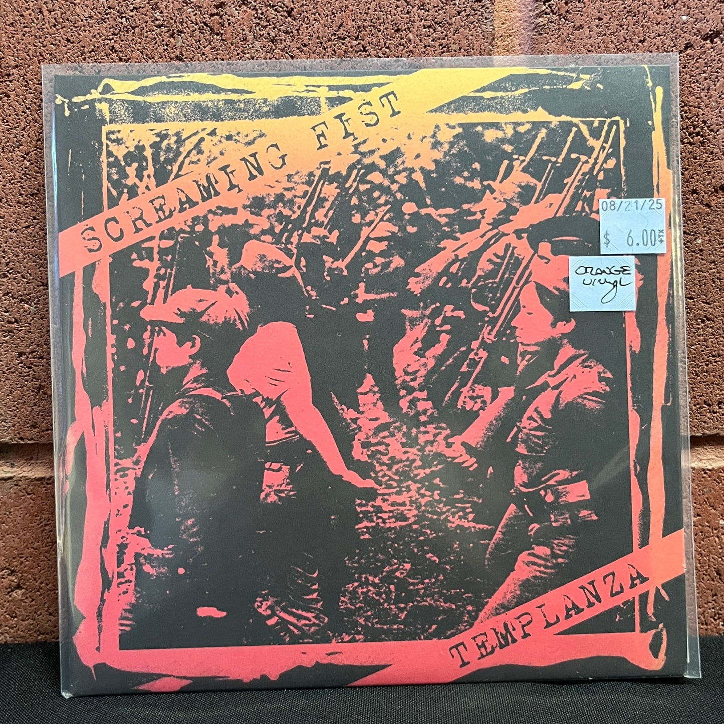 Used Vinyl: Screaming Fist "Templanza" 7" (Orange Vinyl)