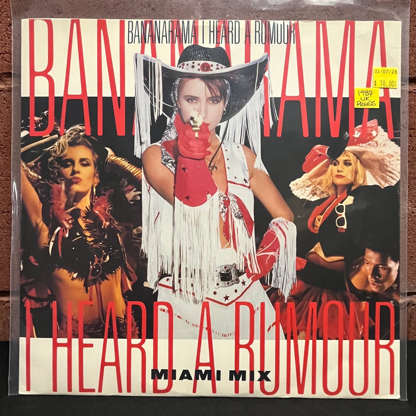 Used Vinyl: Bananarama "I Heard A Rumour (Miami Mix)" 12" (1987 UK Press)