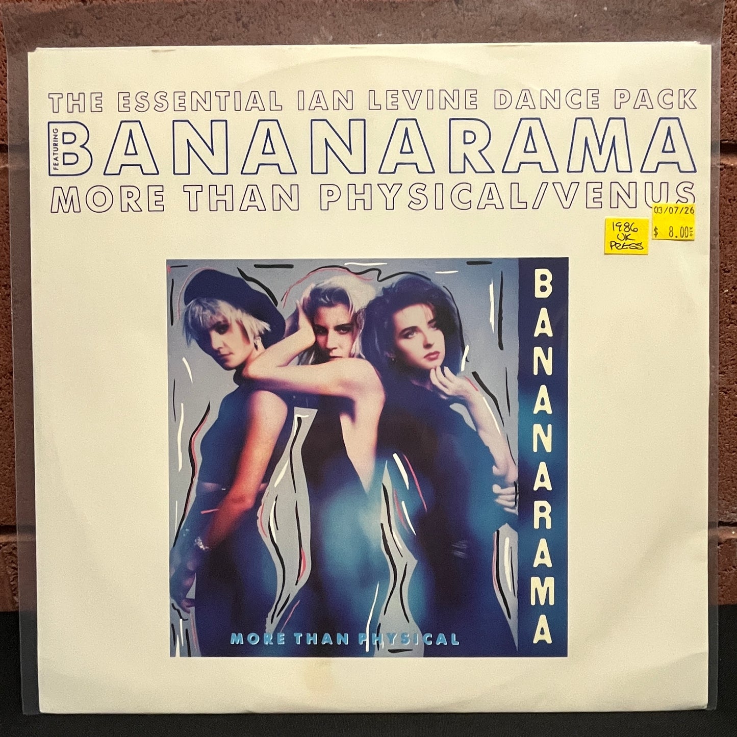 Used Vinyl: Bananarama "More Than Physical / Venus" 12" (1986 UK Press)