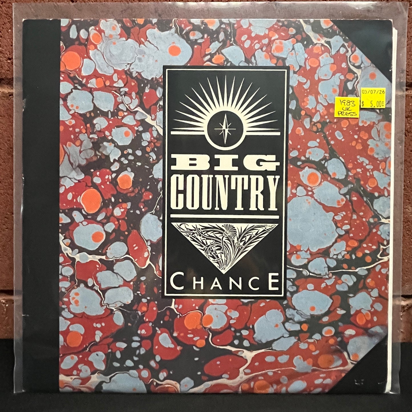 Used Vinyl: Big Country "Chance" 12" (1983 UK Press)