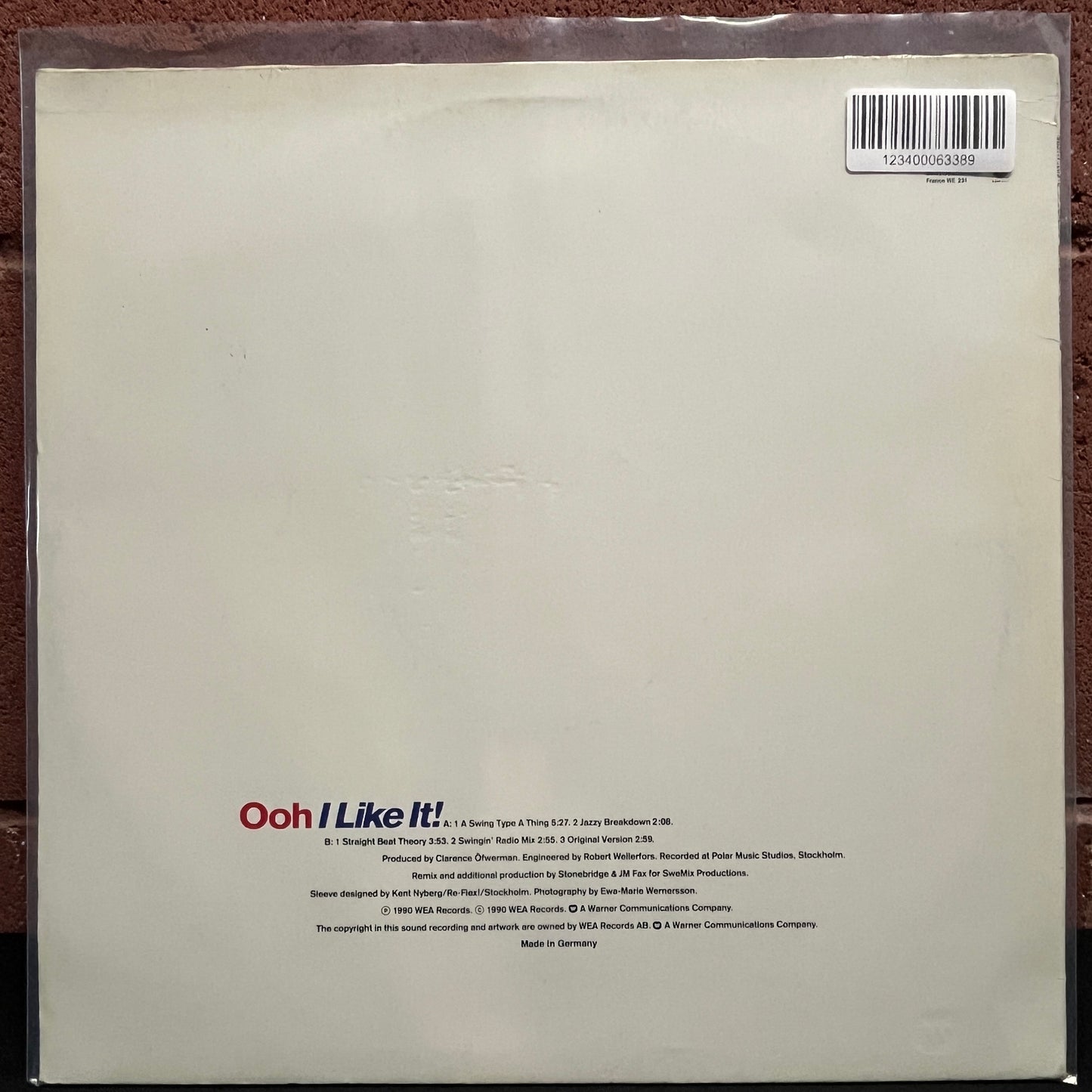 Used Vinyl: The Creeps "Ooh I Like It! (The SweMixes)" 12" (1990 Euro Press)