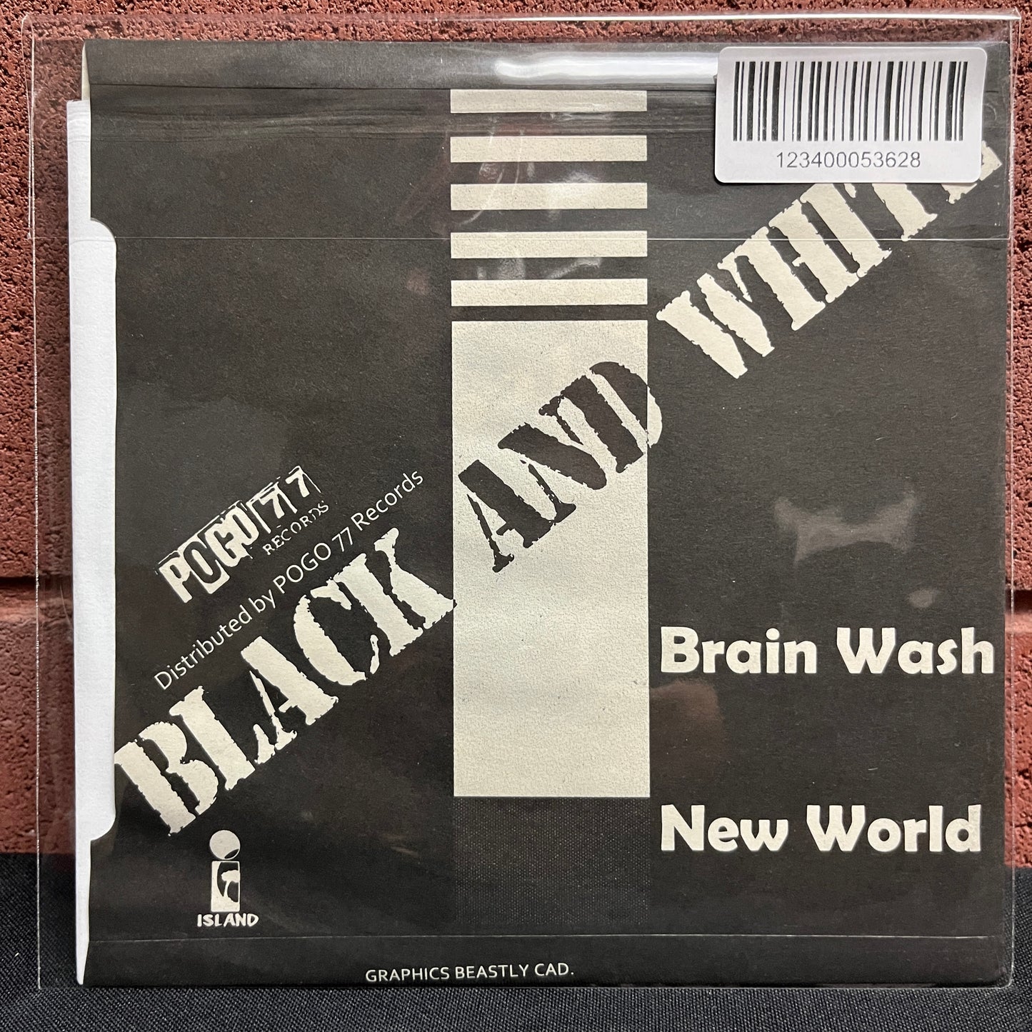 Used Vinyl: Black And White "Brain Wash" 7"
