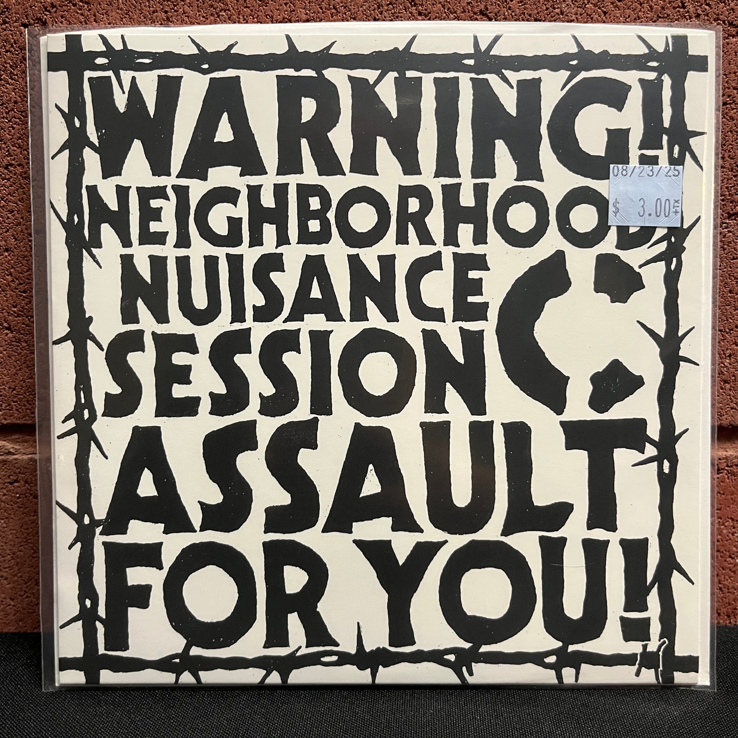 Used Vinyl: C "Warning! Neighborhood Nuisance Session Assault For You!" 7"