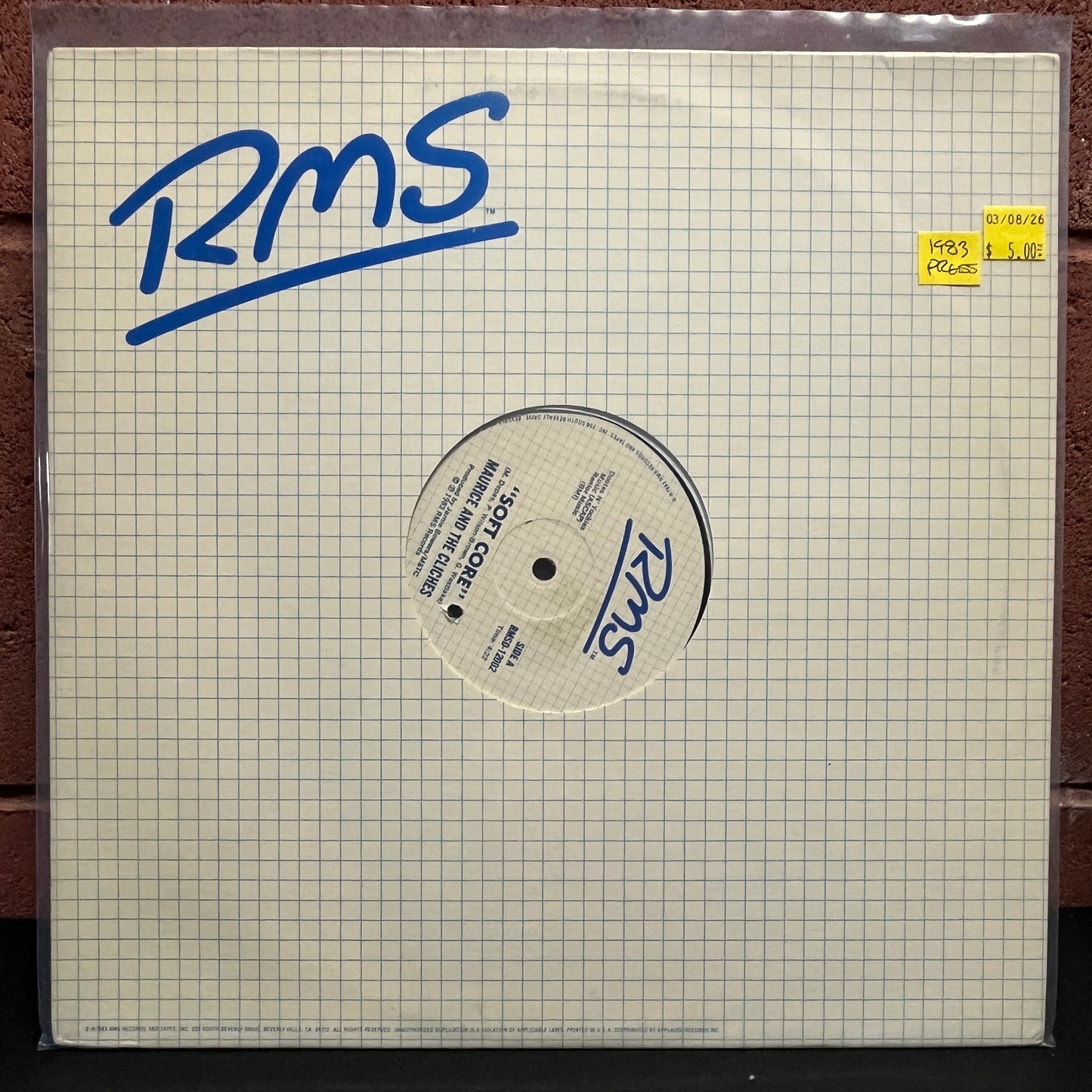 Used Vinyl: Maurice And The Cliches "Soft Core" 12" (1983 Press)