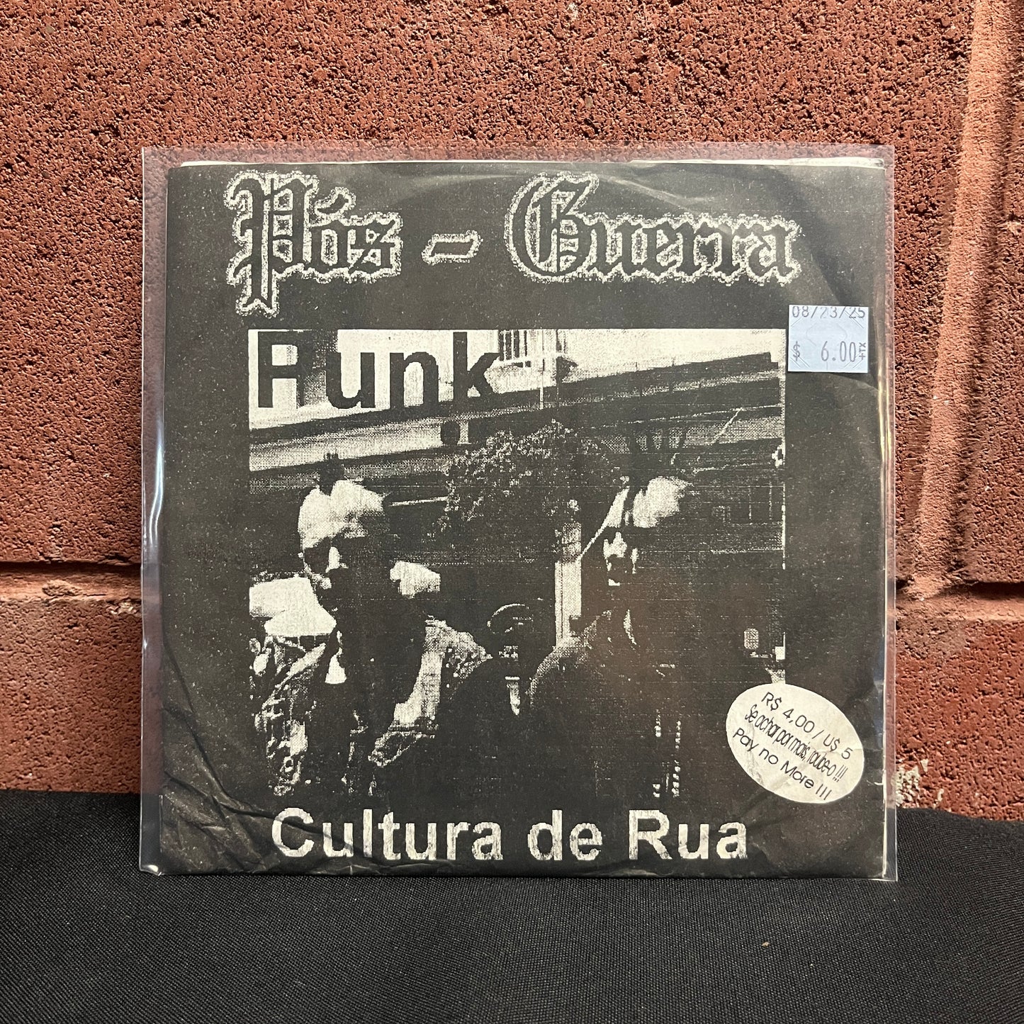 Used Vinyl: Pos-Guerra "Cultura De Rua" 7"