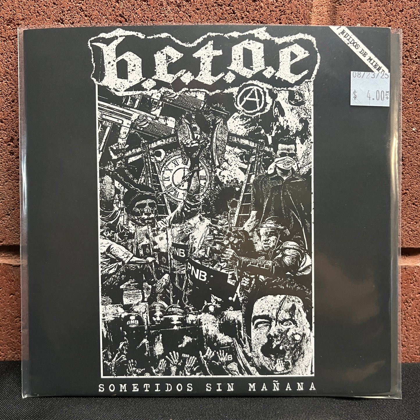 Used Vinyl: B.E.T.O.E. "Sometidos Sin Manana" 7"
