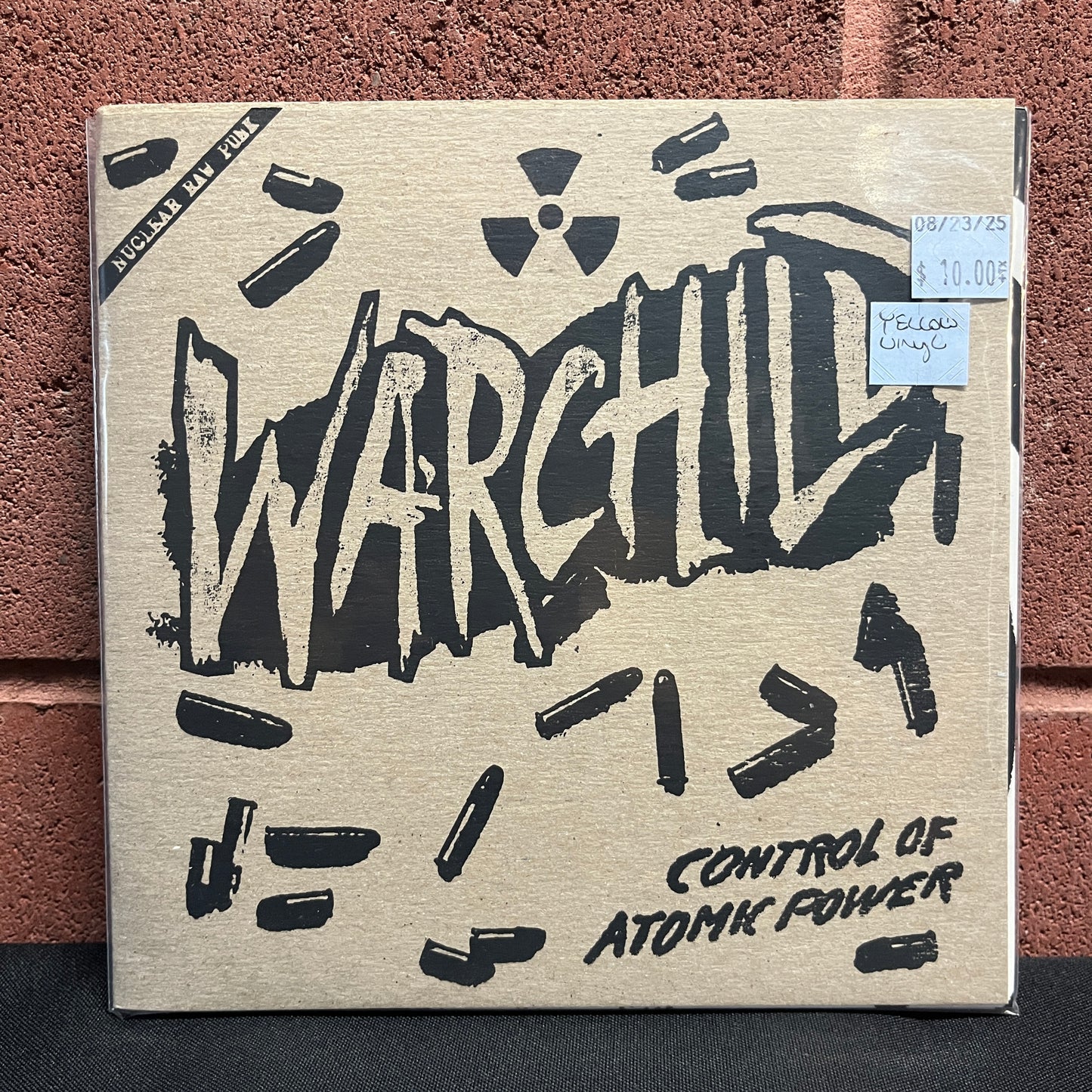 Used Vinyl: Warchild "Control Of Atomic Power" 7" (Yellow Vinyl)