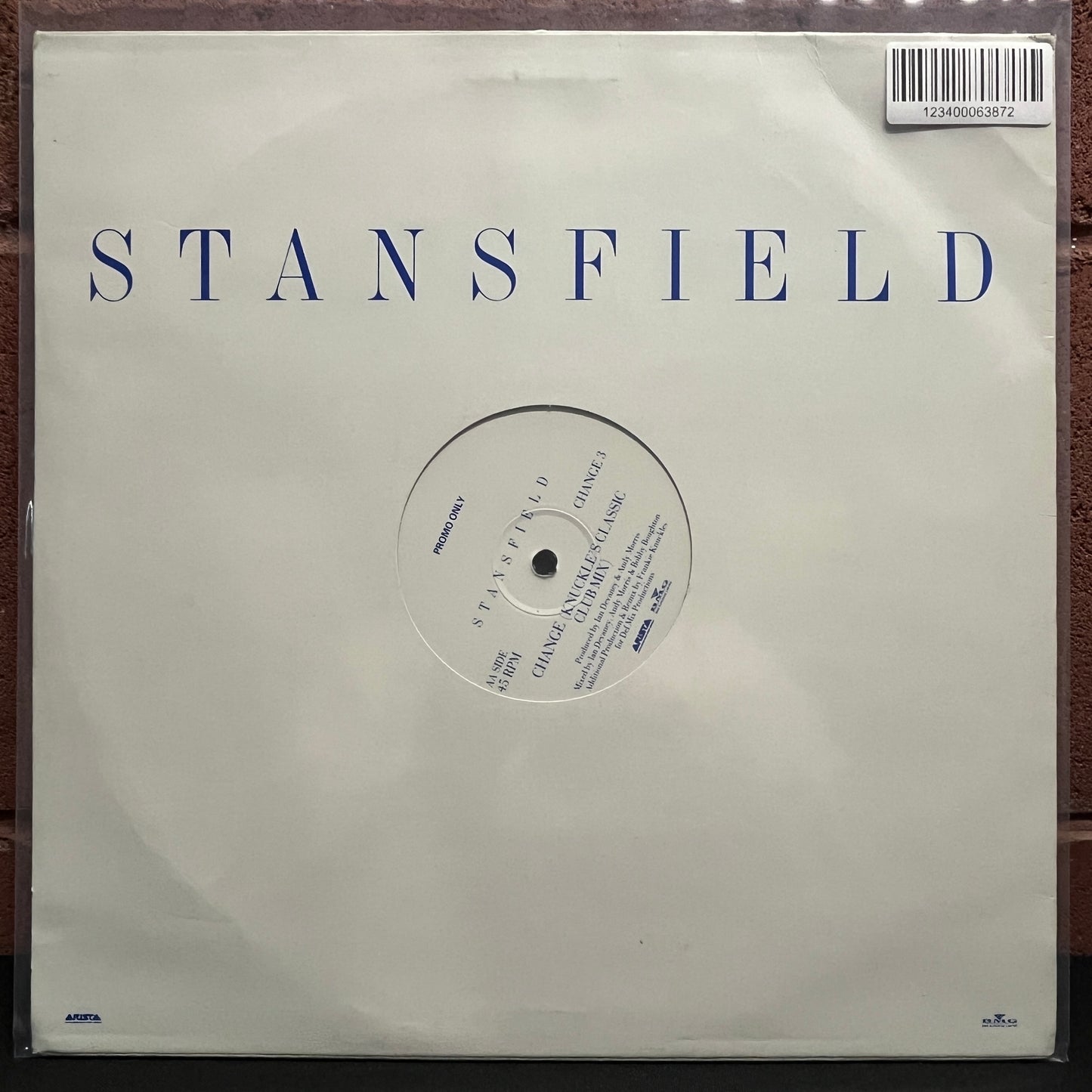 Used Vinyl: Lisa Stansfield ‎"Change" 12" (1991 UK Promo Press)