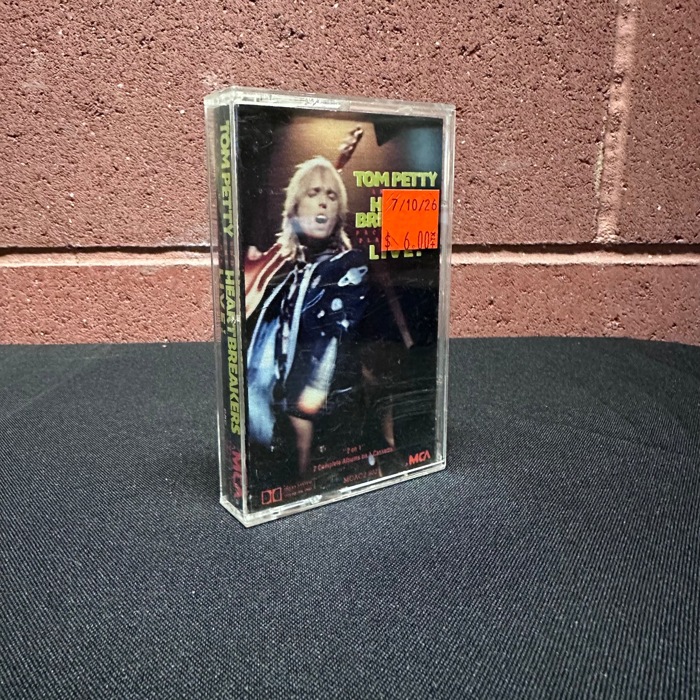 Used Cassette: Tom Petty and The Heartbreakers "Pack Up The Plantation - Live!" Tape (1985 US Columbia Club edition)