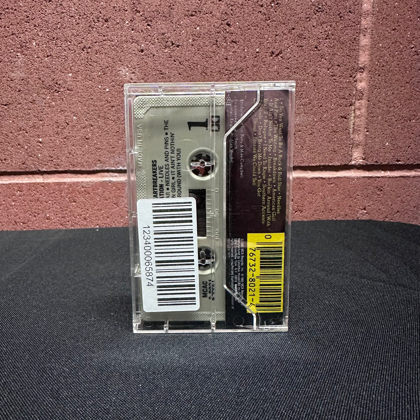 Used Cassette: Tom Petty and The Heartbreakers "Pack Up The Plantation - Live!" Tape (1985 US Columbia Club edition)