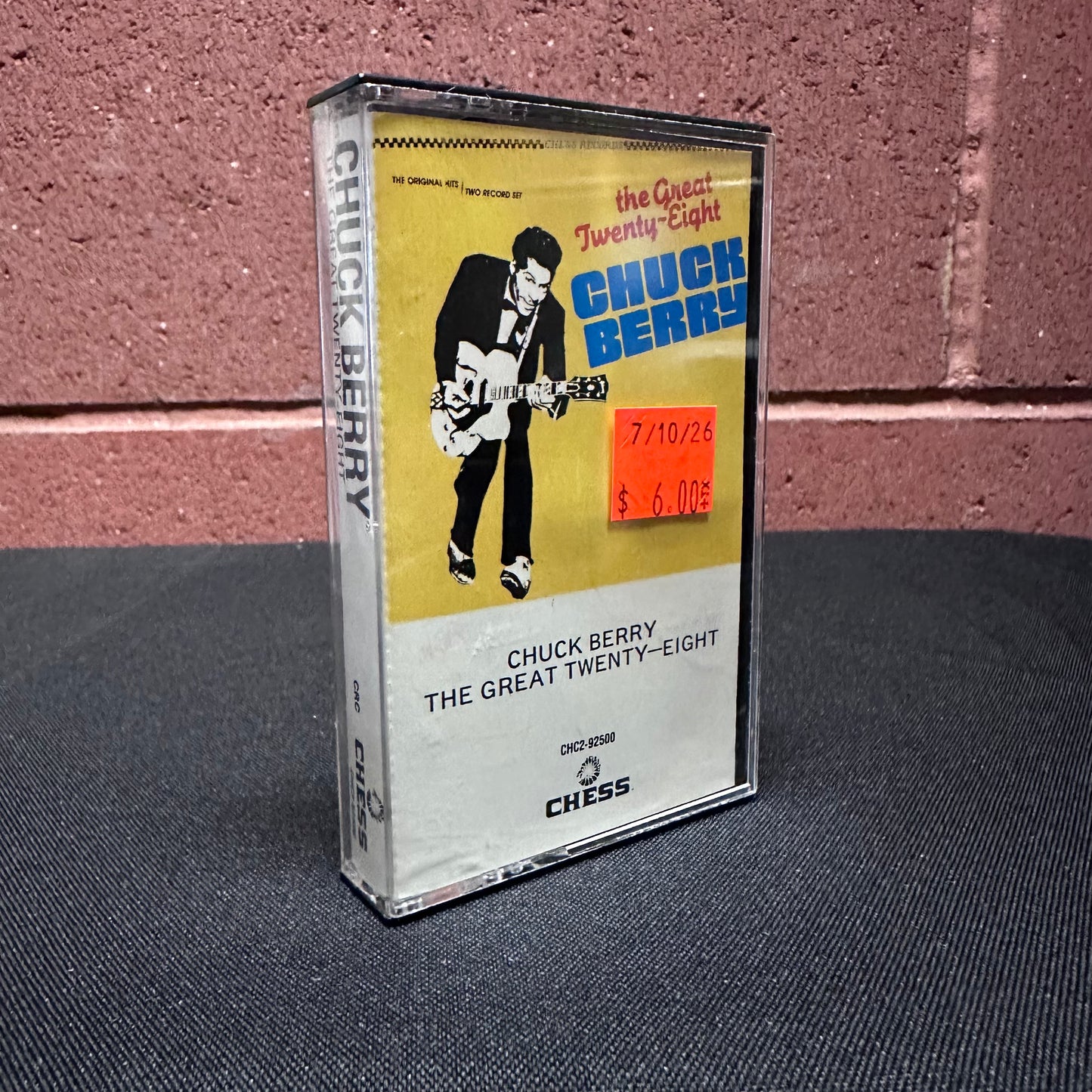 Used Cassette: Chuck Berry "The Great Twenty-Eight" Tape (1982 US Press)