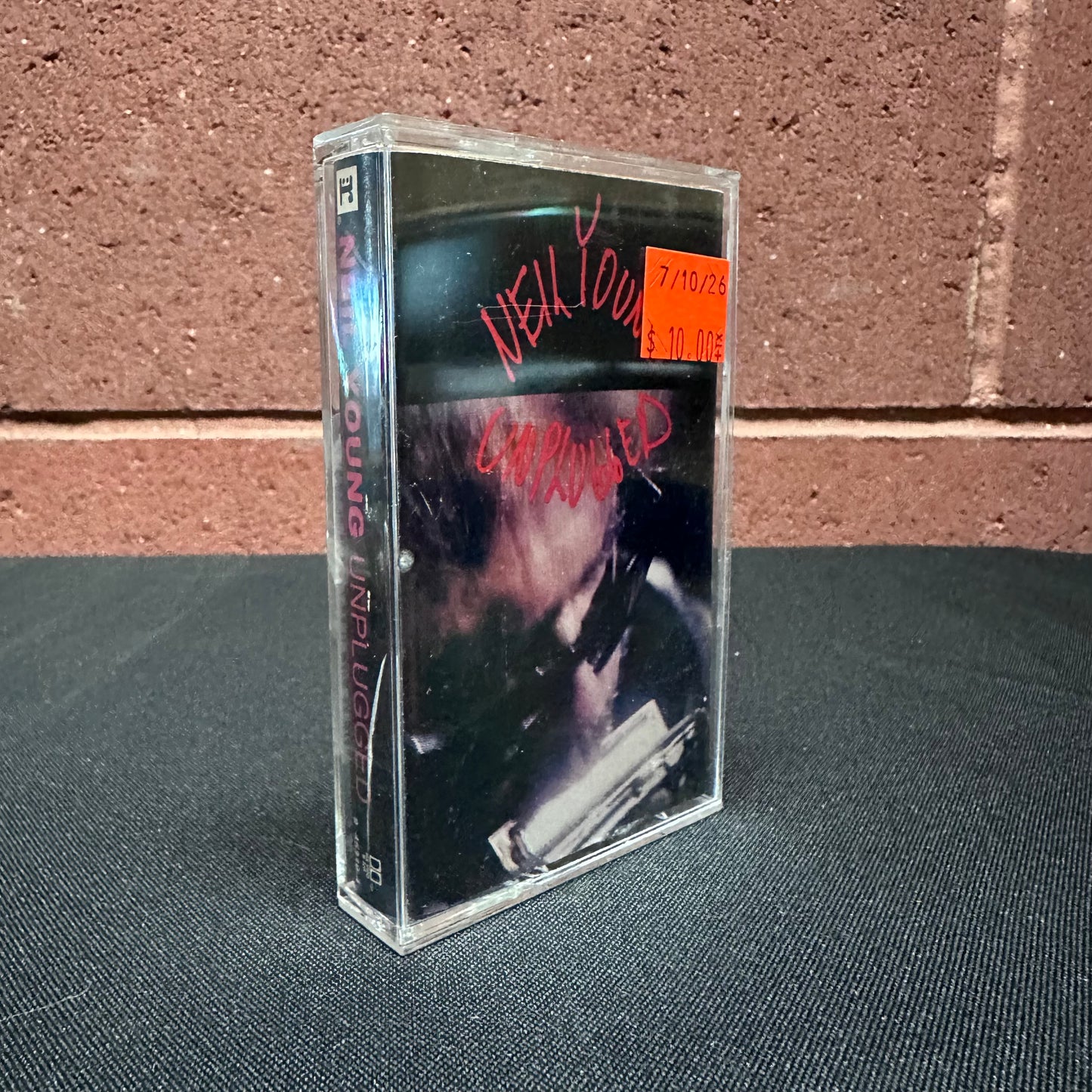 Used Cassette: Neil Young "Unplugged" Tape (1993 US SR Press)