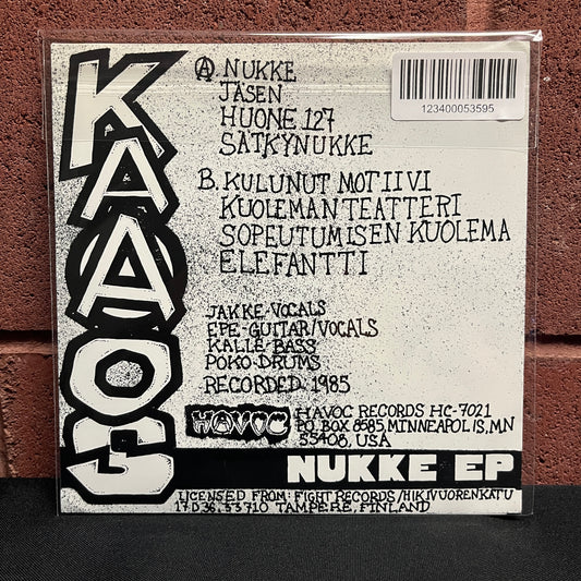 Used Vinyl: Kaaos "Nukke EP" 7"(Blue Vinyl)