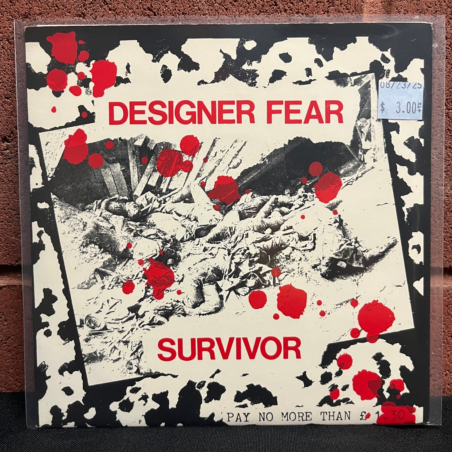 Used Vinyl: Designer Fear "Survivor" 7"