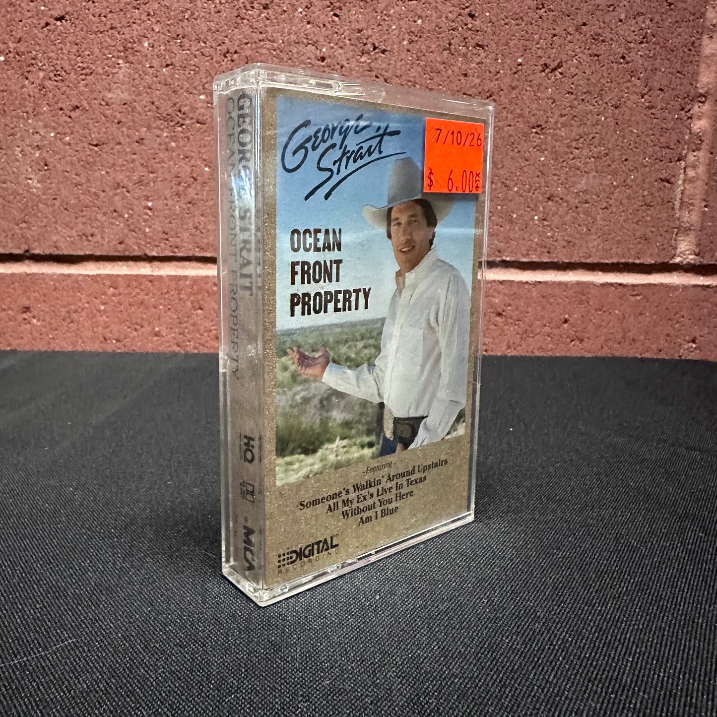 Used Cassette: George Strait "Ocean Front Property" Tape (1987 US Press)