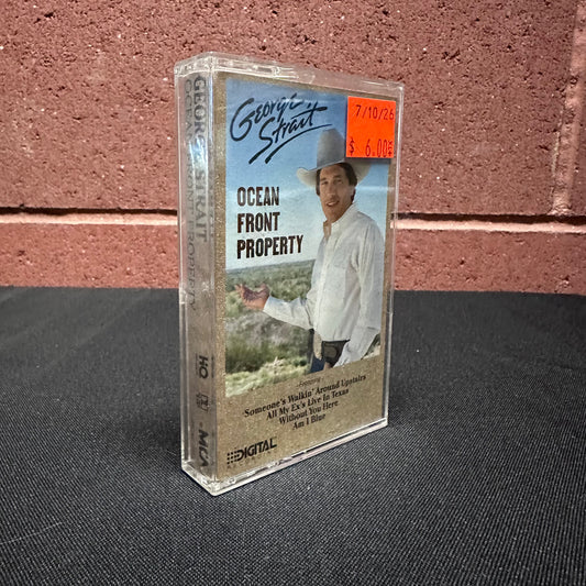 Used Cassette: George Strait "Ocean Front Property" Tape (1987 US Press)