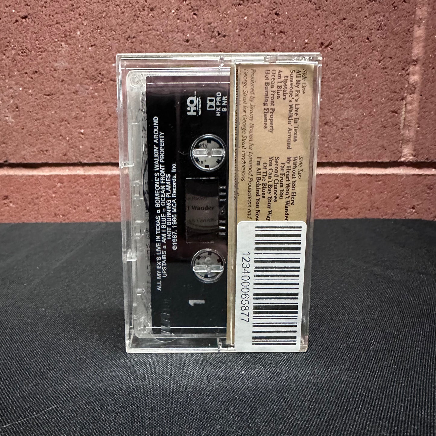 Used Cassette: George Strait "Ocean Front Property" Tape (1987 US Press)