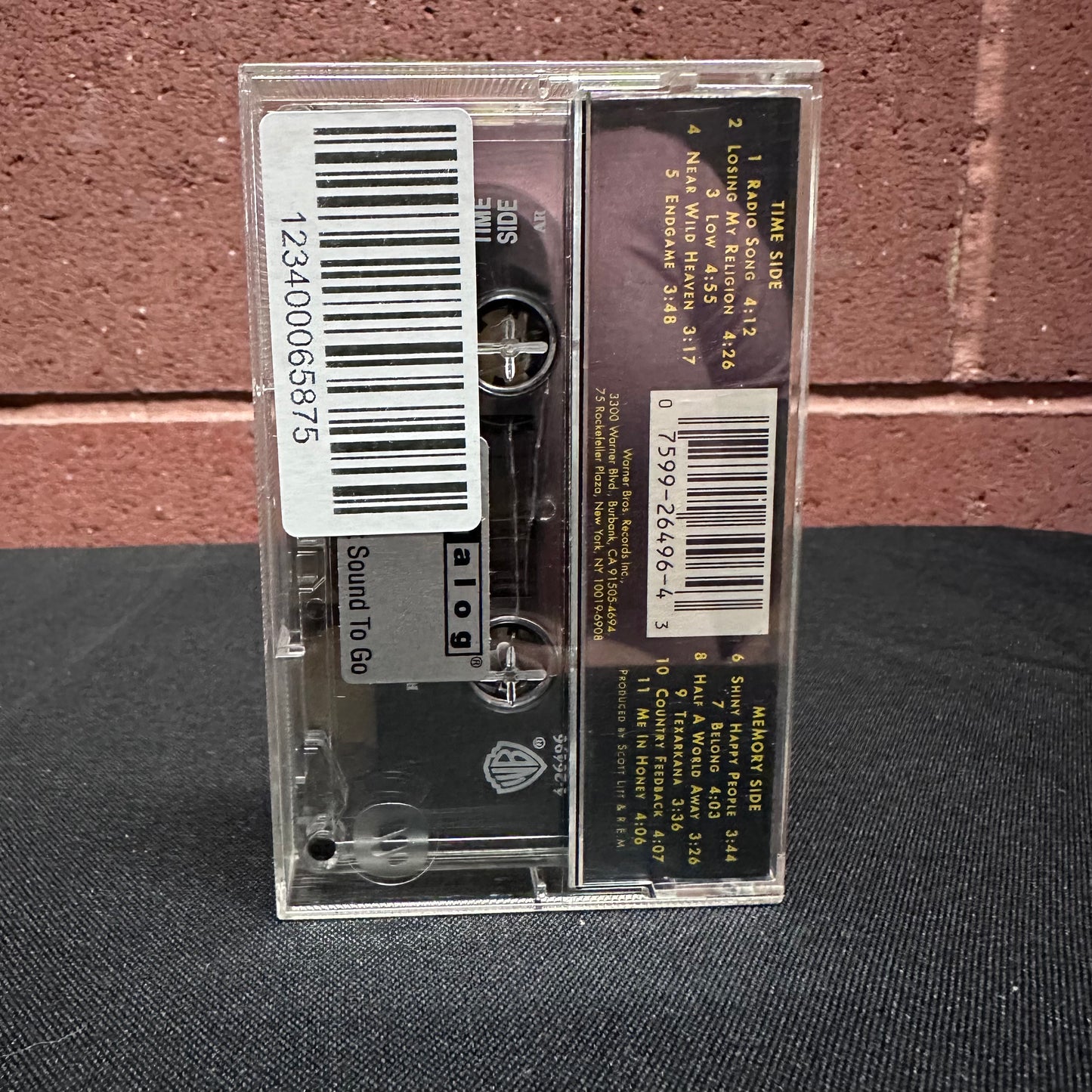 Used Cassette: R.E.M. "Out Of Time" Tape (1991 US Press)