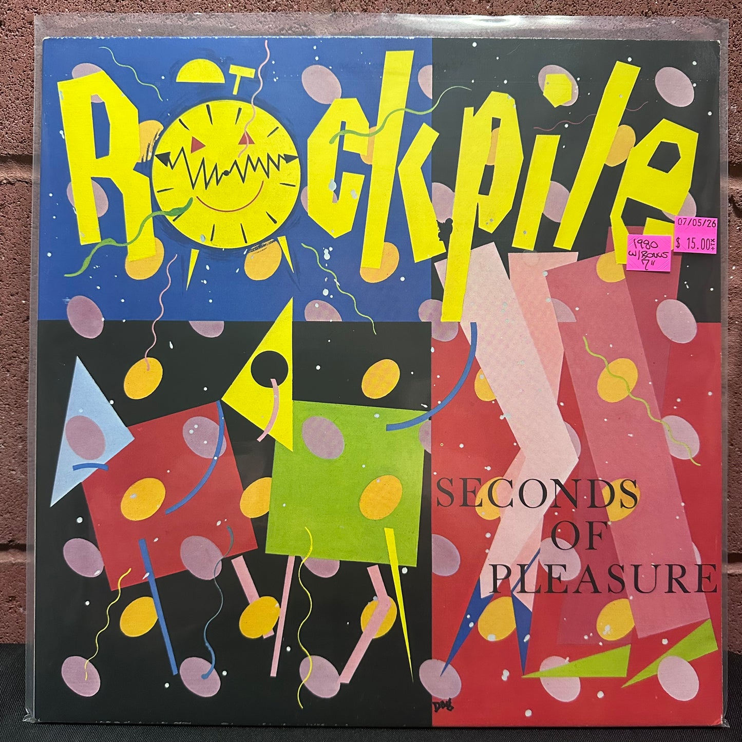 Used Vinyl: Rockpile "Seconds Of Pleasure" LP+7" (1980 Press)
