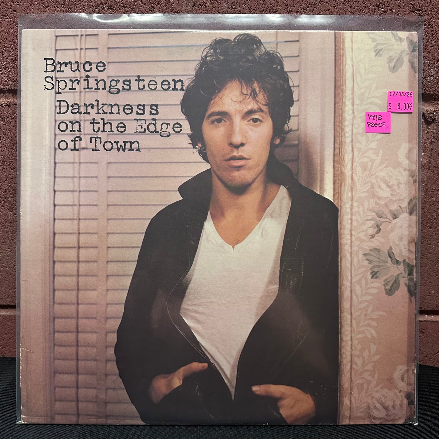 Used Vinyl: Bruce Springsteen "Darkness On The Edge Of Town" LP (1978 Press)