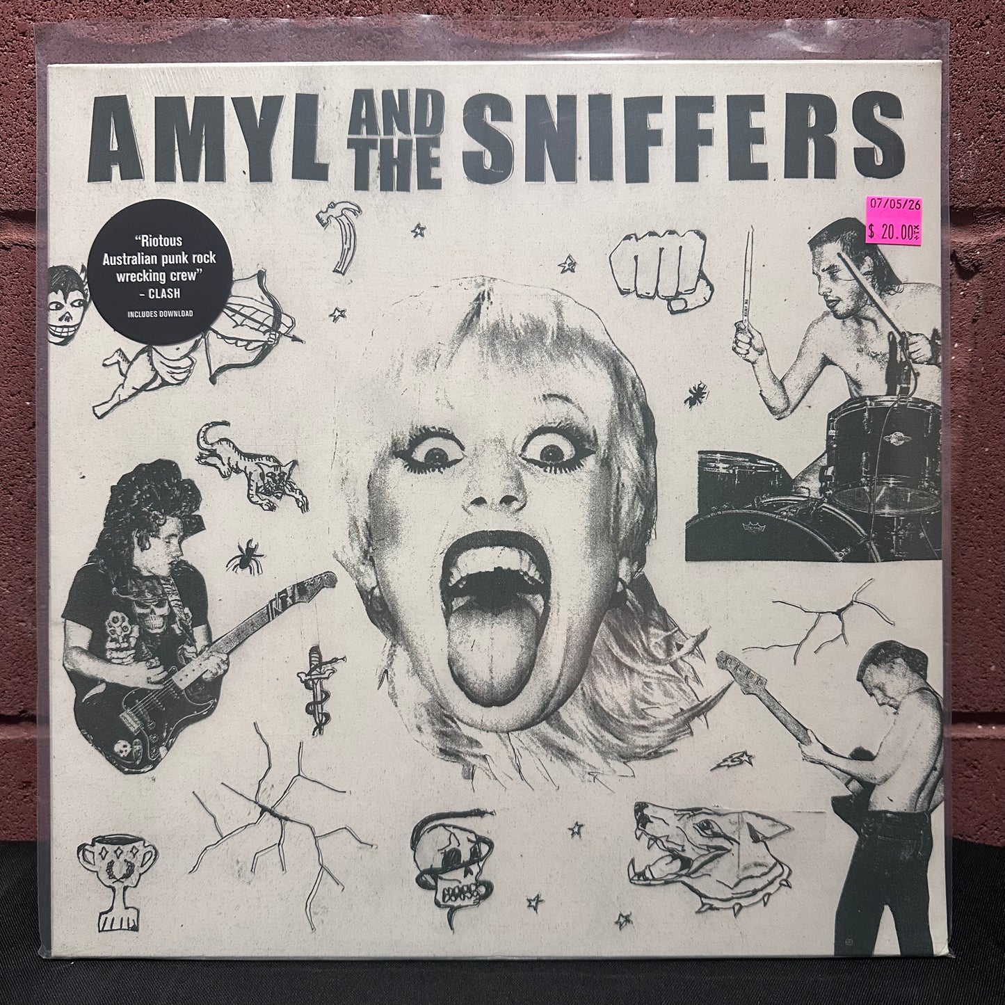 Used Vinyl: Amyl And The Sniffers "S/T" LP (2019 Press - Sealed)