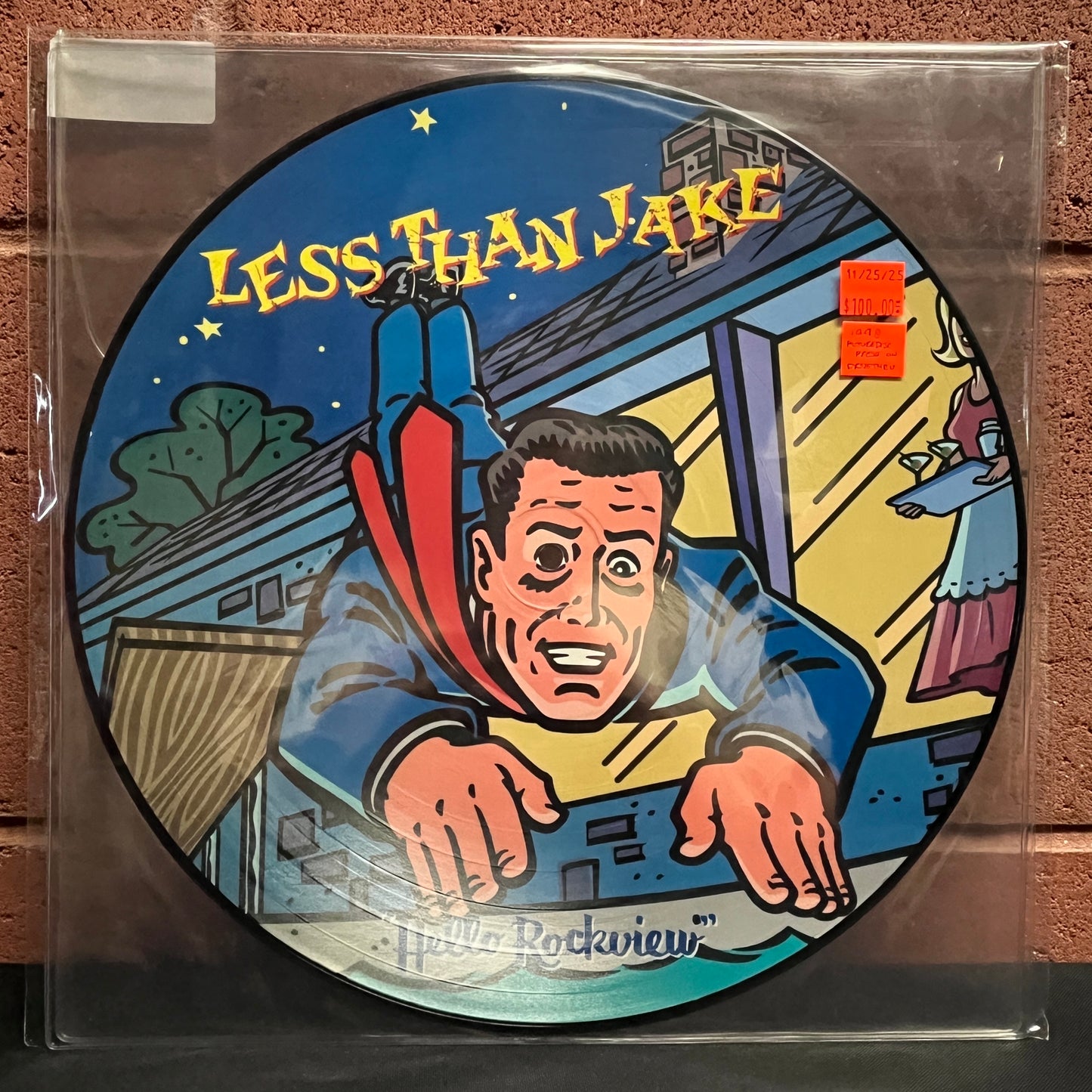 Used Vinyl: Less Than Jake "Hello Rockview" Picture Disc LP (1998 Press on Drive Thru)