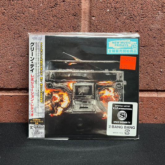 Used CD: Green Day "Revolution Radio" CD (2016 Japanese Press w/ Bonus Track, Original Shrink & 2 Hype Stickers)