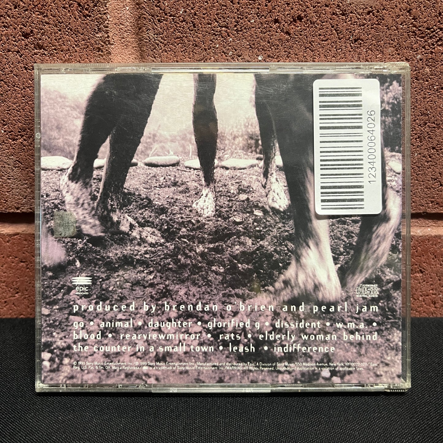 Used CD: Pearl Jam "Vs." CD