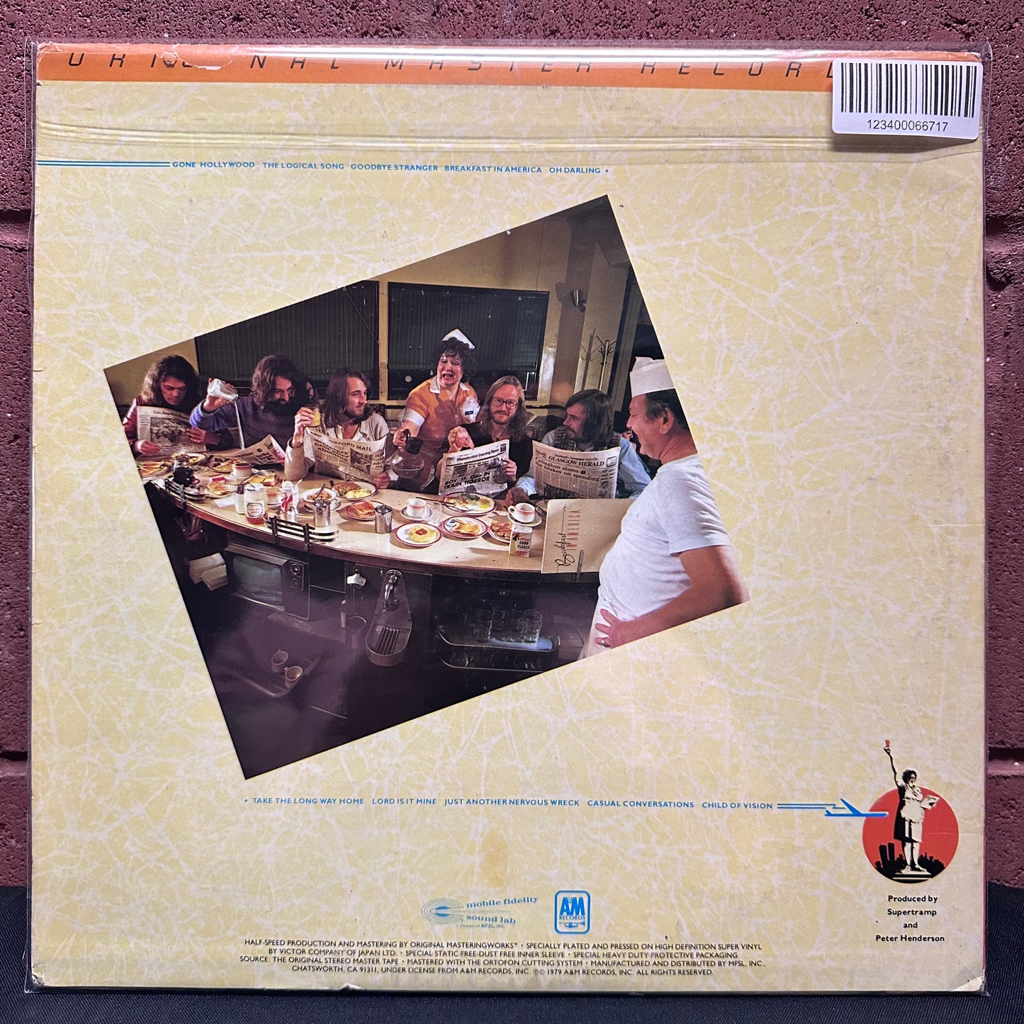 Used Vinyl: Supertramp "Breakfast In America" LP (1982 MoFi Press)