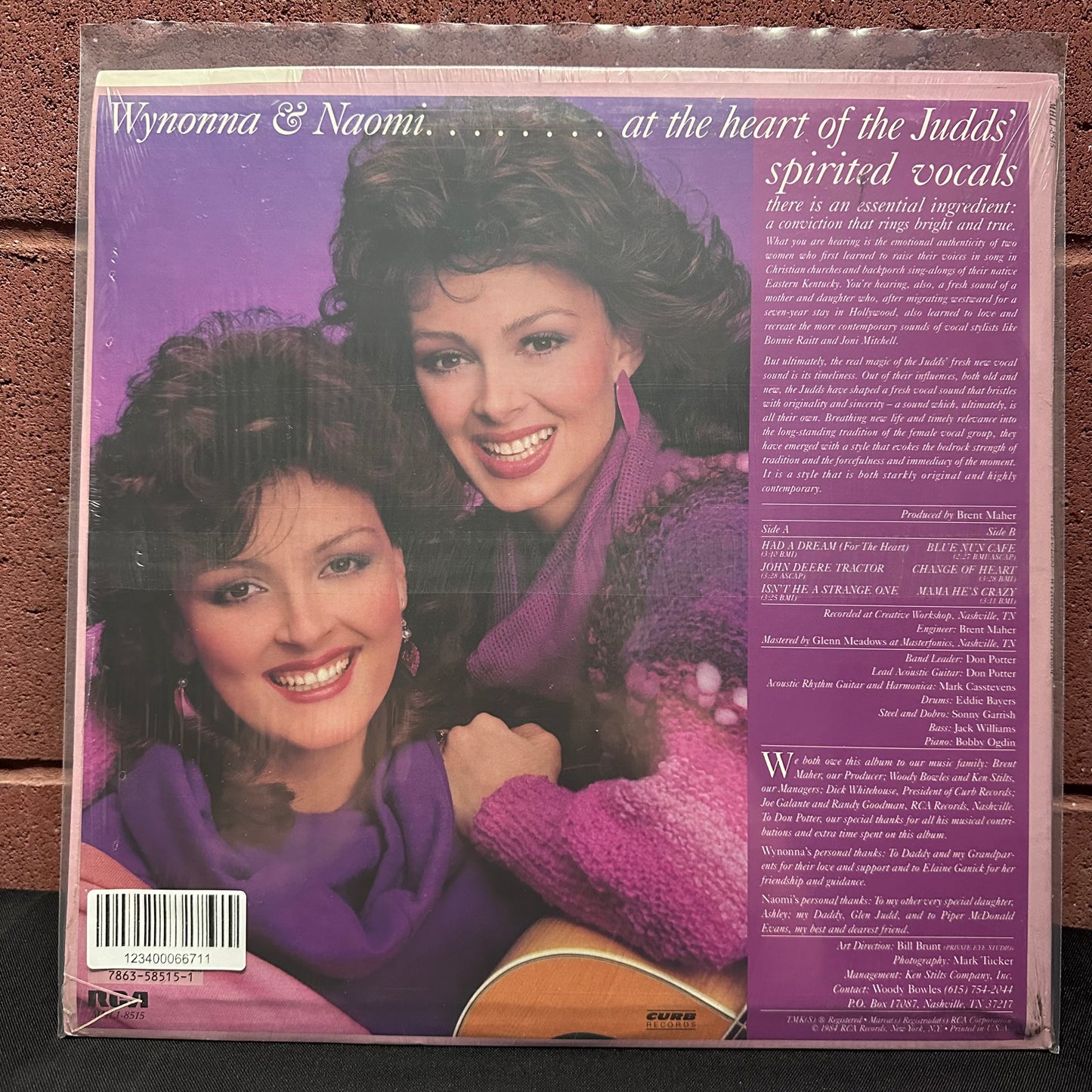 Used Vinyl: The Judds "Wynonna And Naomi" LP (1984 Press)