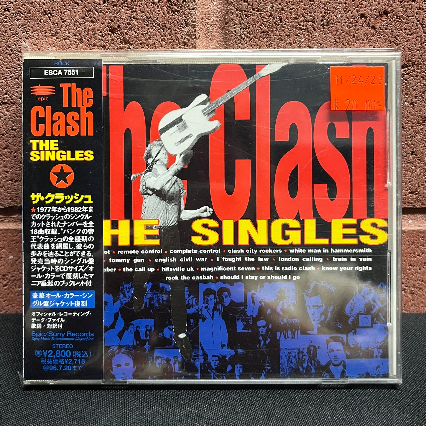 Used CD: The Clash "The Singles" CD (1994 Japanese Press)